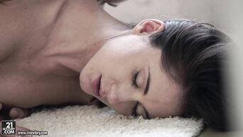 Beautiful sex in different poses with a brunette