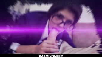 Bad housewives will fuck young guy together