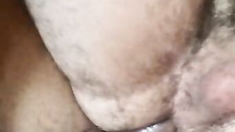 Dick in the anal of his male partner close-up