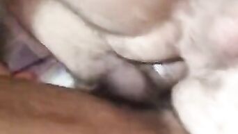 Dick in the anal of his male partner close-up