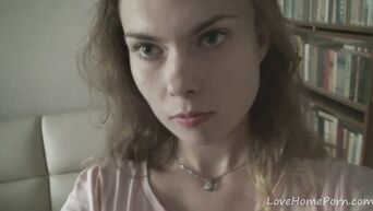 The girl masturbates the pussy on the camera and the evil ex-boyfriend makes out the video on the Internet