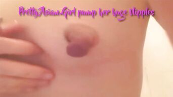 Mini pump for the most huge long nipples