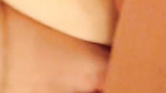 Close-up on top - see penis and pussy