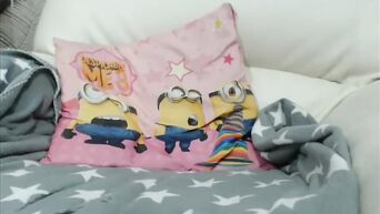 Young blonde masturbates all her holes with toys on the webcam