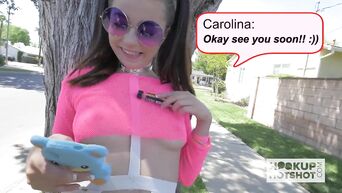 Acquaintance on the Internet ended for a young bitch tough fucking with a tattooed stranger