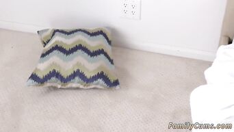 Girl fucked her sleeping step-brother