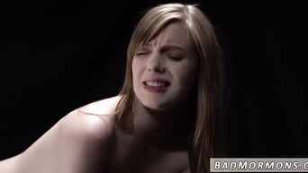 The blonde skips a pussy on big dildos and sucks at the patron's dick