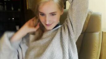 Long-haired debaucher teen blonde