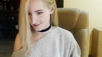 Long-haired debaucher teen blonde