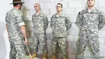 The gay officers scoff at young soldiers in the army