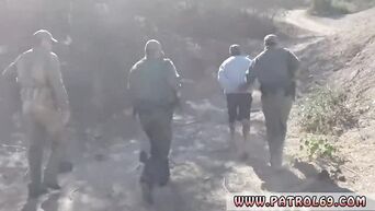 The cop made an illegal whore suck dick in the wild