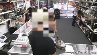 Great blowjob from the client of the store