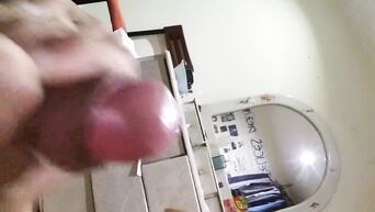 Real masturbation with a lot of cum