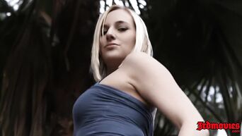 Big black penis forced blonde Kate England to experience orgasm