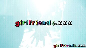 Beauty girls are having sex together