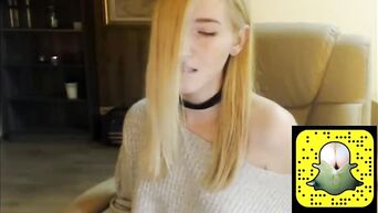 Take off your stockings, beautiful blonde