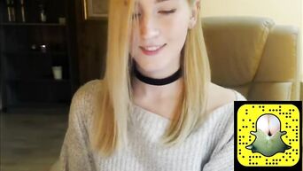 Take off your stockings, beautiful blonde