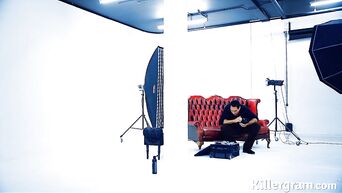 Sexy model Chelsey Lanette fucks with a photographer in the studio