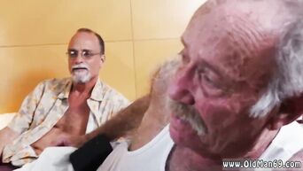 The old man fucks a young Latin prostitute to envy his friends