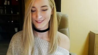 Young girl with beautiful tits masturbate cunt