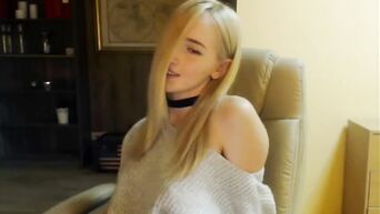 Young girl with beautiful tits masturbate cunt