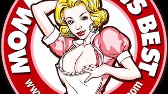 Busty tattooed blonde seduced stepson and made him cool blowjob