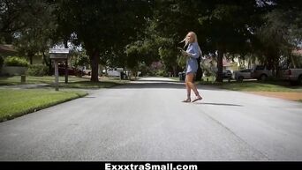 Petite Latina loves big dick inside vagina