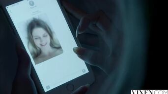Russian beauty changes husband with young lover