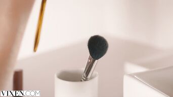 Megan Rain seduces cute student