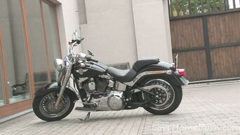 Striptease solo on motorcycle
