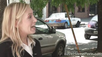 Three punks fuck horny lady