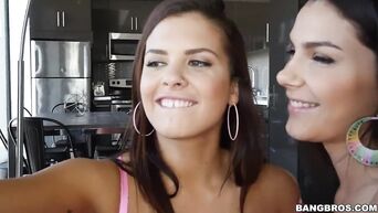 Group sex with luscious lesbians