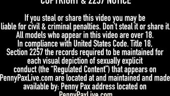 Double blowjob from Penny Pax & Riley Reid