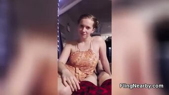 Drunk student with big breasts wants to suck my cock