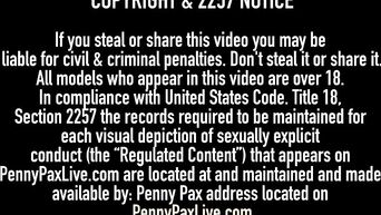 Anal threesome for Penny Pax & Lily LaBeau