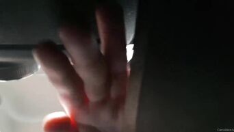 Public masturbation from young Latina