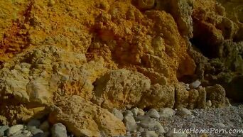 Dirty sex on sea beach