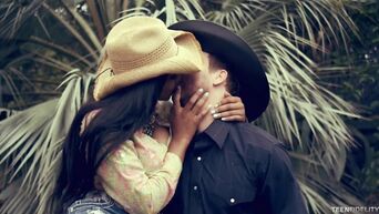 White cowboy fucks black Jenna J Foxx