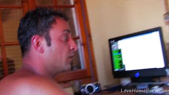 Rural slut gets double penetration