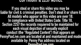 Redhead slut Penny Pax loves to suck