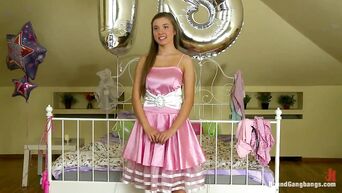 Young princess gets hard anal