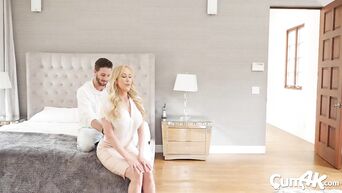 Milf Brandi Love removes stress through sex with young man
