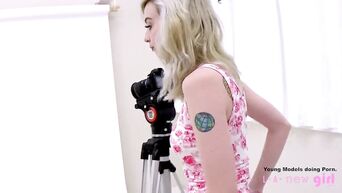 Young beauty on dirty porn casting