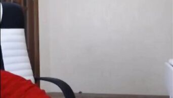 Webcam masturbation from horny blonde