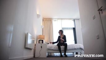Skinny girl with small breasts loves hard fuck