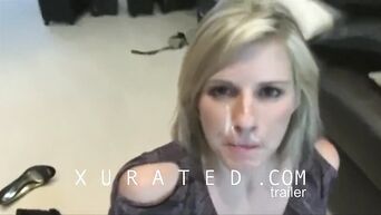 Home cumshot compilation after blowjob