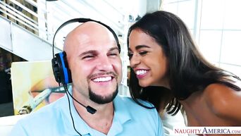 Gamer fucks step sister Vienna Black