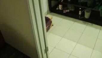 Cheap slut fucks with clothes pins on tits
