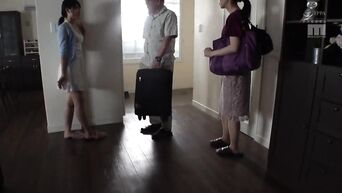 Japanese Lolita and her dirty family sex