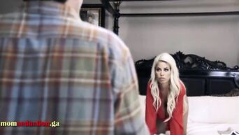 Stepmother seduced horny stepchild
